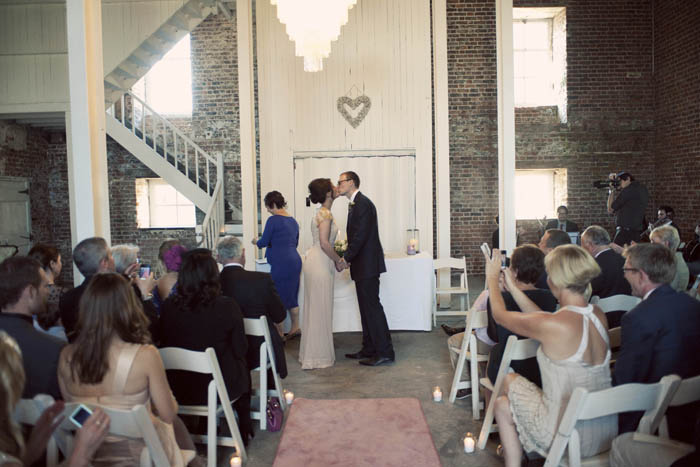 diy wedding ceremony room 